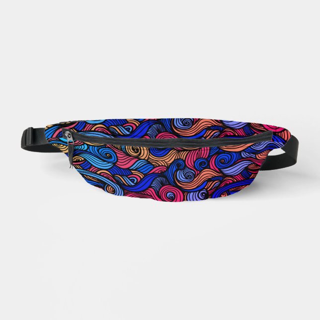 Wool Topped paisley Bauchtasche (Vorderseite)