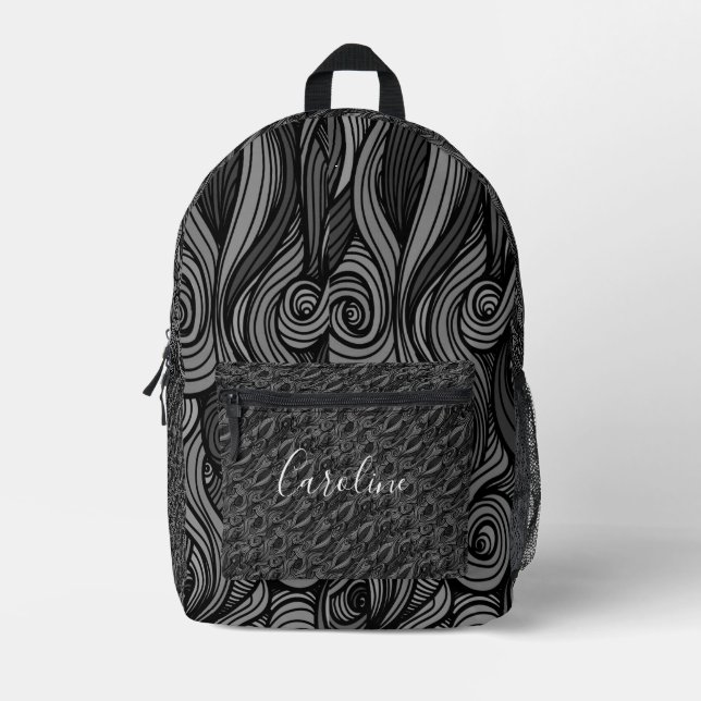 Wool Topped paisley Bedruckter Rucksack (Vorderseite)