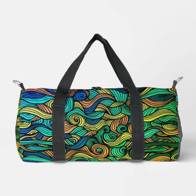 Wool Topped paisley Duffle Bag (Vorderseite)