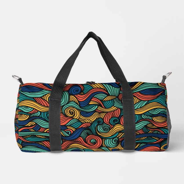 Wool Topped paisley Duffle Bag (Vorderseite)