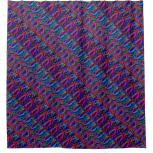 Wool Topped paisley Duschvorhang