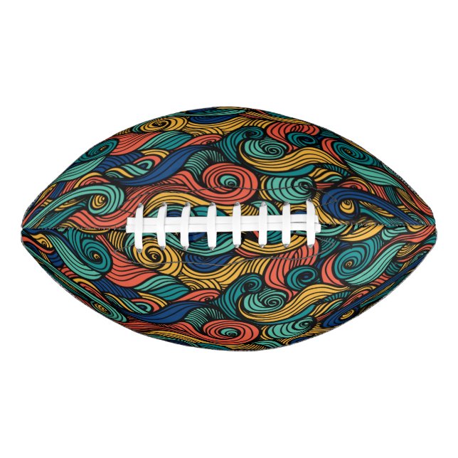 Wool Topped paisley Football (Vorderseite)