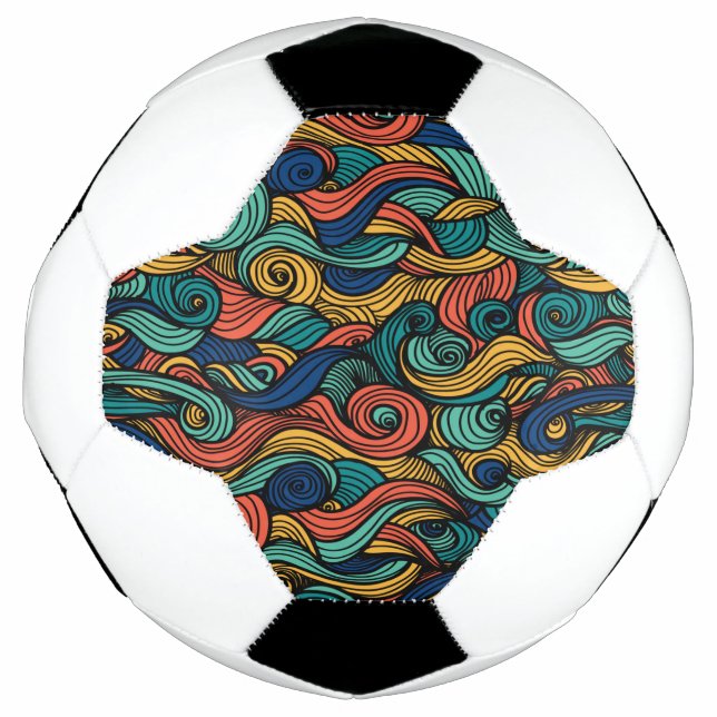 Wool Topped paisley Fußball (Vorderseite)