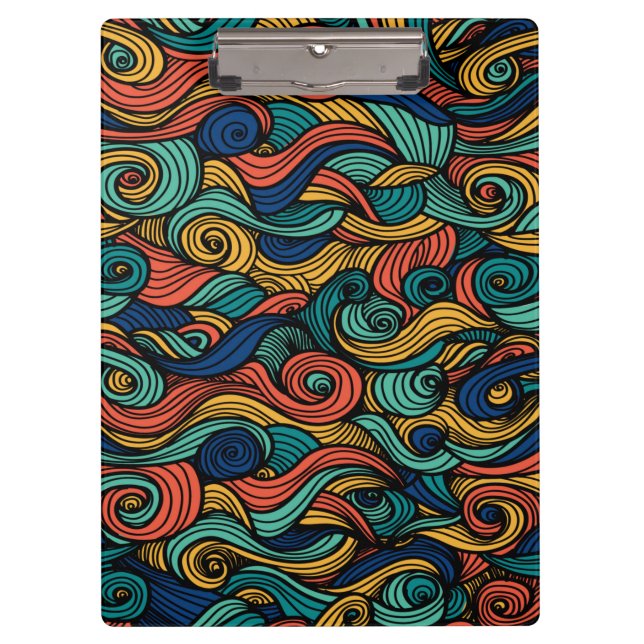 Wool Topped paisley Klemmbrett (Vorderseite)