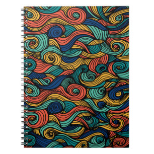 Wool Topped paisley Notizblock