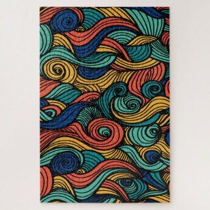 Wool Topped paisley Puzzle