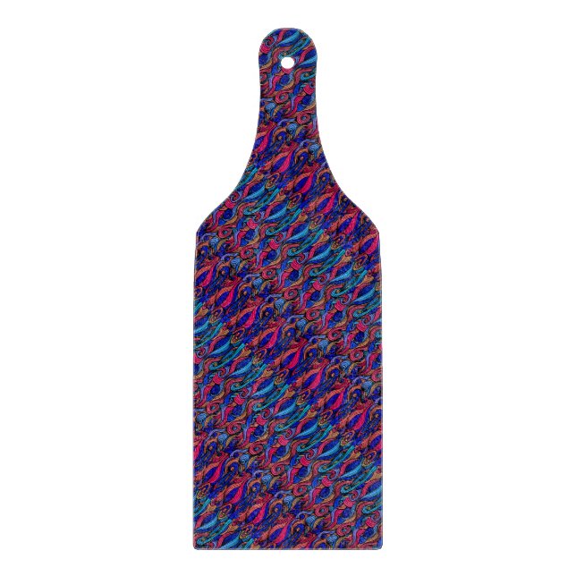 Wool Topped paisley Schneidebrett (Vorderseite)