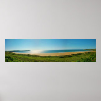 Woolacombe Panaroma Poster