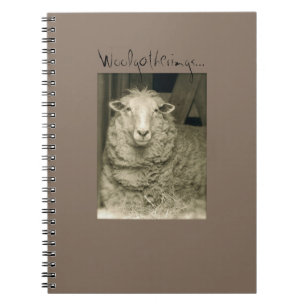 "Woolgatherings" Notizbuch von Notforgotten Notizblock