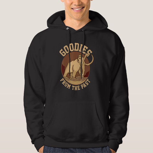Woolly Mammoth Goodies From The Past Prehistoric L Hoodie (Vorderseite)