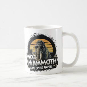 Woolly Mammut ist mein Seelentier Kunst Kaffeetasse