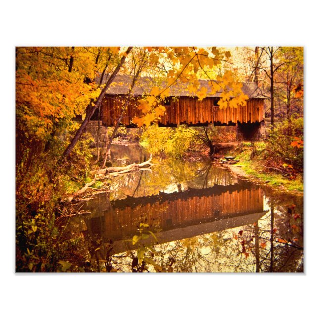 Woolslayer überdachte Brücke Fotodruck (Vorne)