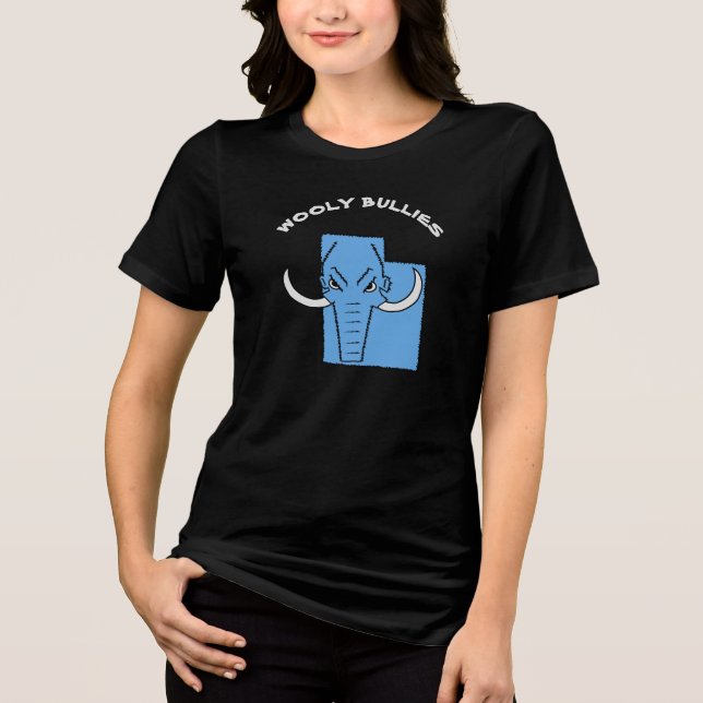 Wooly Bullies Tri-Blend Shirt (Vorderseite)