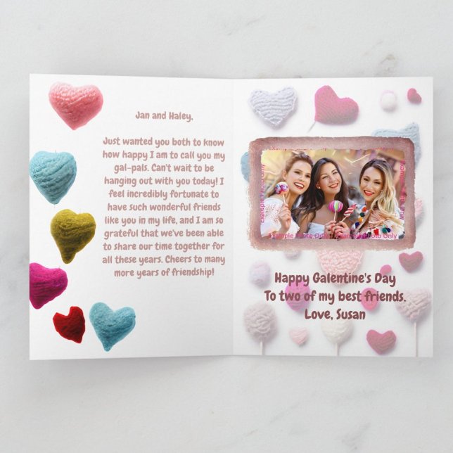 Wooly Galentine's Day Card Karte (Von Creator hochgeladen)