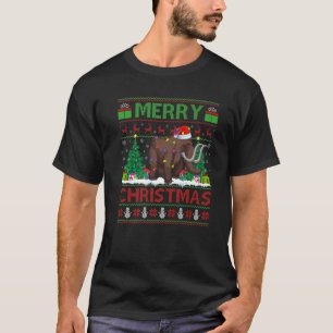 Wooly Lover Xmas Lighting Santa Ugly Wooly Chris T-Shirt
