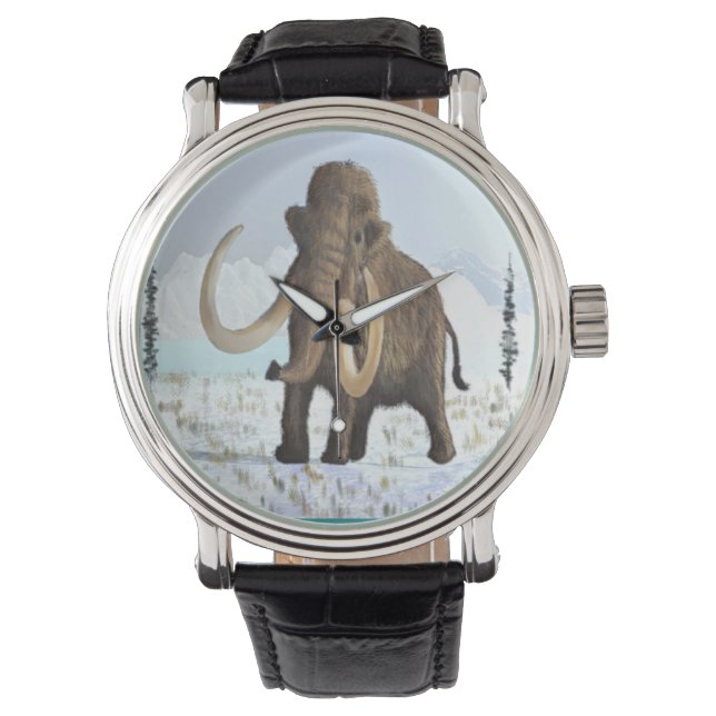 Wooly Mammoth Armbanduhr (Vorderseite)
