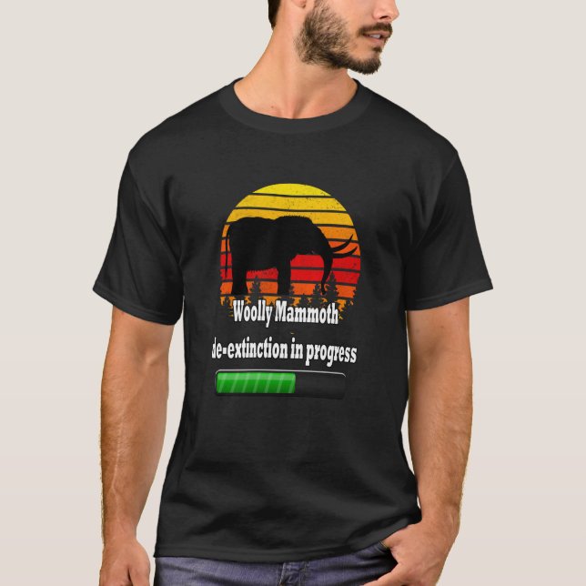 Wooly Mammoth de extintination in progress Status  T-Shirt (Vorderseite)