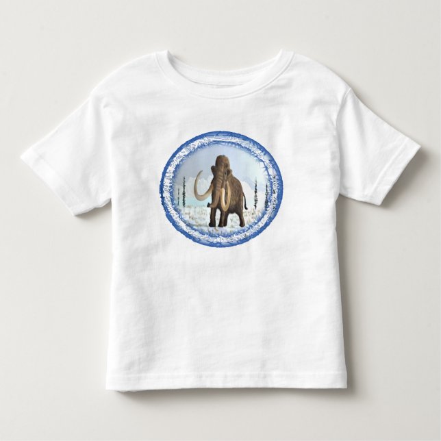 Wooly Mammoth Kleinkind T-shirt (Vorderseite)
