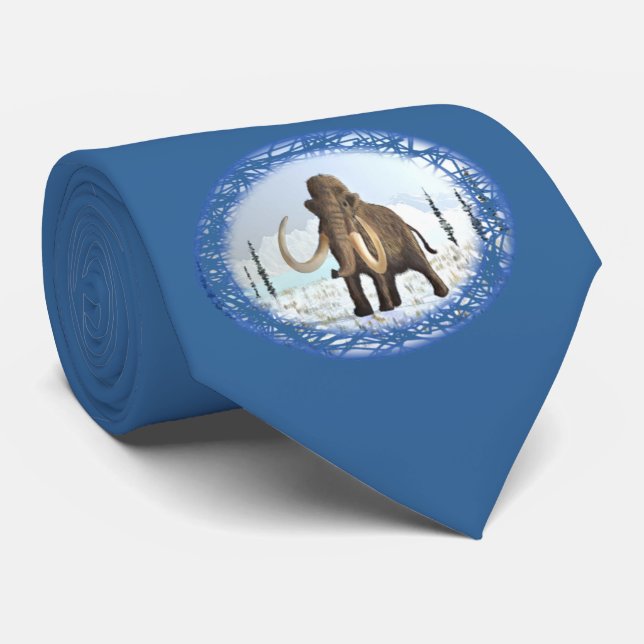 Wooly Mammoth Krawatte (Gerollt)