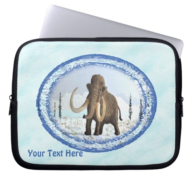Wooly Mammoth Laptopschutzhülle (Vorderseite)