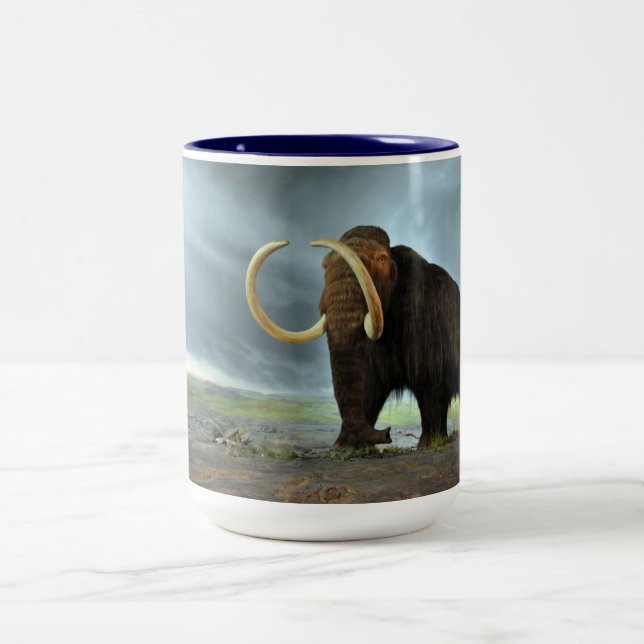 Wooly Mammoth Mod Destiny Zweifarbige Tasse (Mittel)