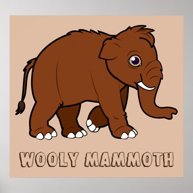 Wooly Mammoth Poster (Vorne)