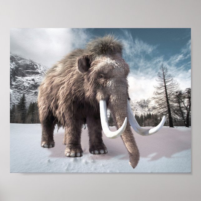 Wooly Mammoth Poster (Vorne)