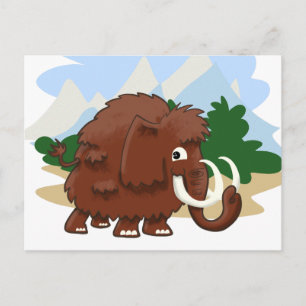 Wooly Mammoth Postkarte
