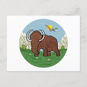 Wooly Mammoth Postkarte