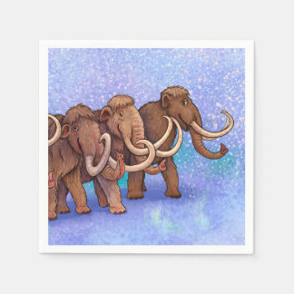 Wooly Mammoths Serviette