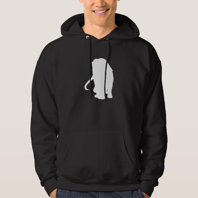 Wooly MammutSilhouette Hoodie (Vorderseite)