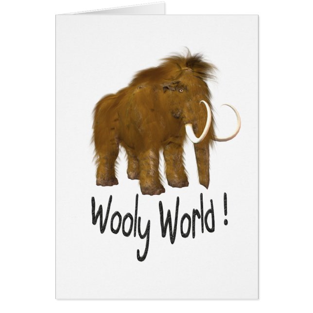 "Wooly World" Wooly Mammoth (Vorne)