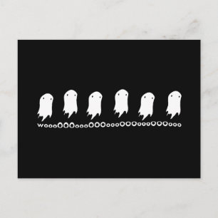 Wooo Ghosts Postkarte