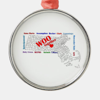 Woooliday Verzierung Silbernes Ornament
