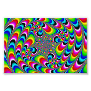 Woooo Mandelbrot Fraktal Fotodruck