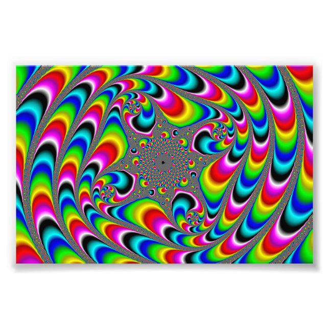 Woooo Mandelbrot Fraktal Fotodruck (Vorne)