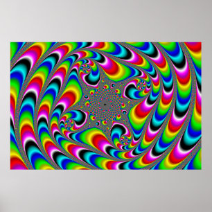 Woooo Mandelbrot Fraktal Poster