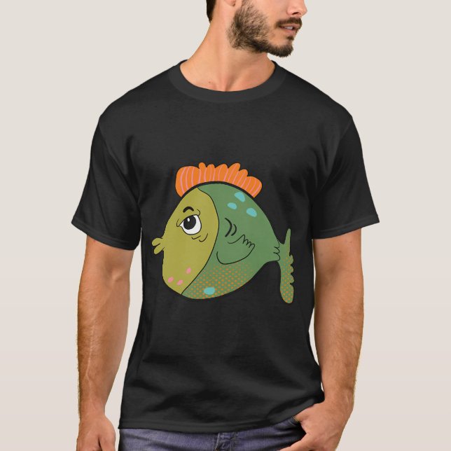 Wooples der tropische Fisch T-Shirt (Vorderseite)