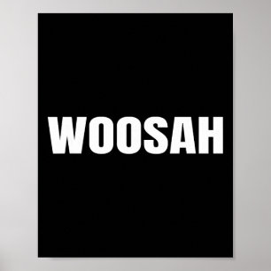 Woosah Calm Yoga Ausatmer-Shirt _1  Poster
