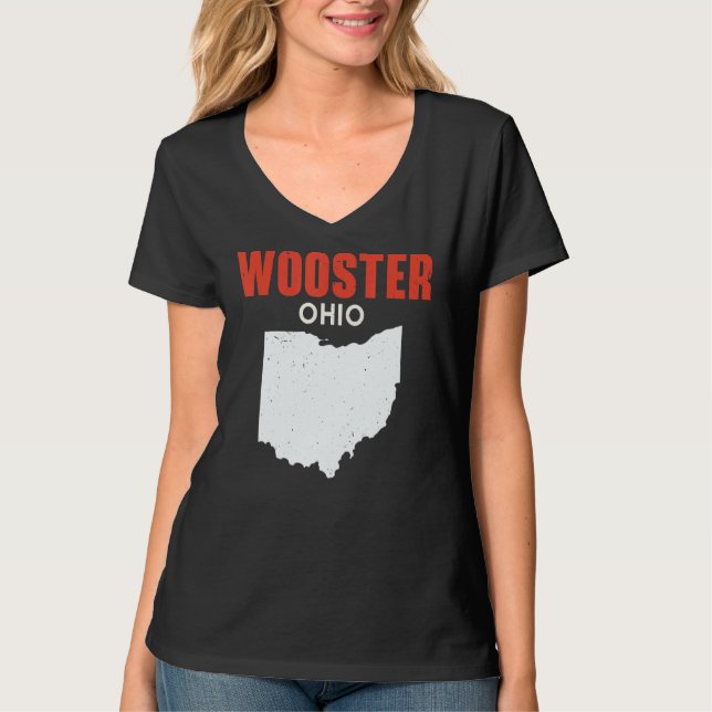 WOOSTER Ohio USA State America Travel Ohioan T-Shirt (Vorderseite)