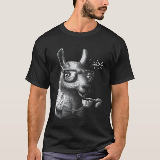 Woot Das Fancy Lama T-Shirt (Vorderseite)