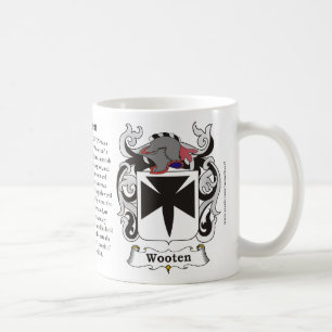 Wooten, der Ursprung, die Bedeutung und das Wappen Kaffeetasse