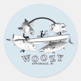 Woozy Seacraft Inshore Grand Slam Runder Aufkleber