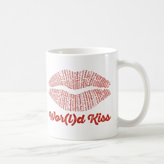 Wor(l) d Kiss Tasse (Rechts)