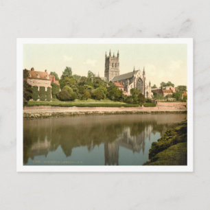 Worcester Cathedral, Worcestershire, England Postkarte