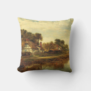 Worcester Cottages von Leader Benjamin Williams Kissen