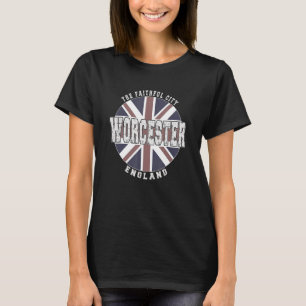 Worcester England Vintage englische Flagge T-Shirt