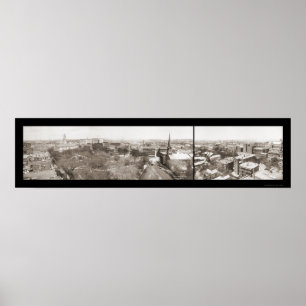 Worcester MA Sky Foto 1910 Poster