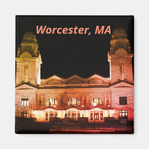 Worcester, Massachusetts Historischer Bahnhof Magnet