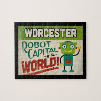 Worcester Massachusetts Robot - Funny Vintag Puzzle